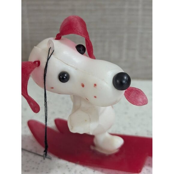 Five (5) Vintage Snoopy Christmas Ornaments - Picture 3 of 9